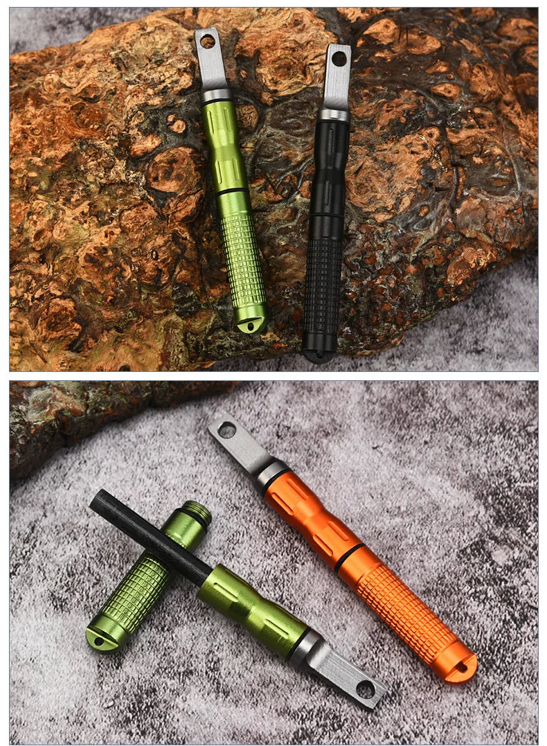 Outdoor Flint Camping Equipment Outdoor Survival Tool Magnesium Rod Firefighter Fire Stick, Multi-functional Outdoor Tools