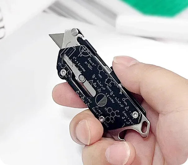 Swiss Tech Pocket Utility Knife Multitool Knives 2 In 1 Unpacking Knife Cutter Box Opener Paper Cutting Combination Tool