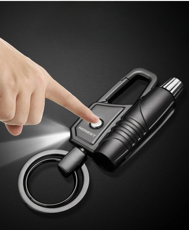 10000Match Keychain Kero sene Torch Lighter Cigarette Lighters Multi Functional Creative Windproof Smoking Accessories Men Gifts