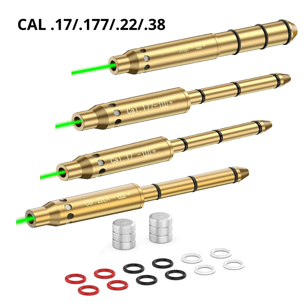 .22lr Boresighter .22LR Lazer Collimator Cal 9mm 177 17 308  Rifle 45ACP Laser Bore Sight Laser Boresight