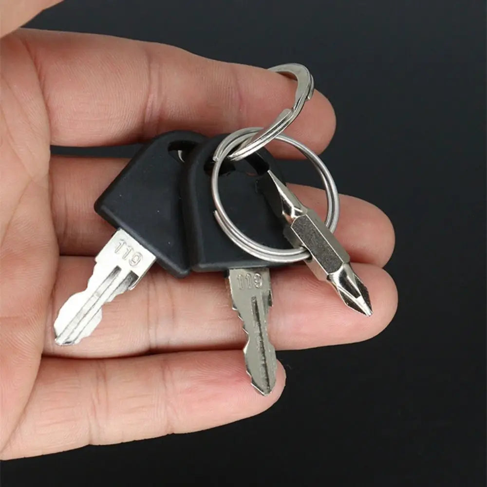 Portable Key Ring Keychain Screwdriver Multifunction Repair Tool Phillips Slotted Screwdriver Pocket Gadget Screw Removal Tools