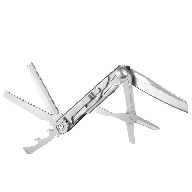 9-in-1 Multitool Pocket Mini EDC Tooll Pocket Knife - Foldable for Lightweight Portable Tool for Camping and Household Use