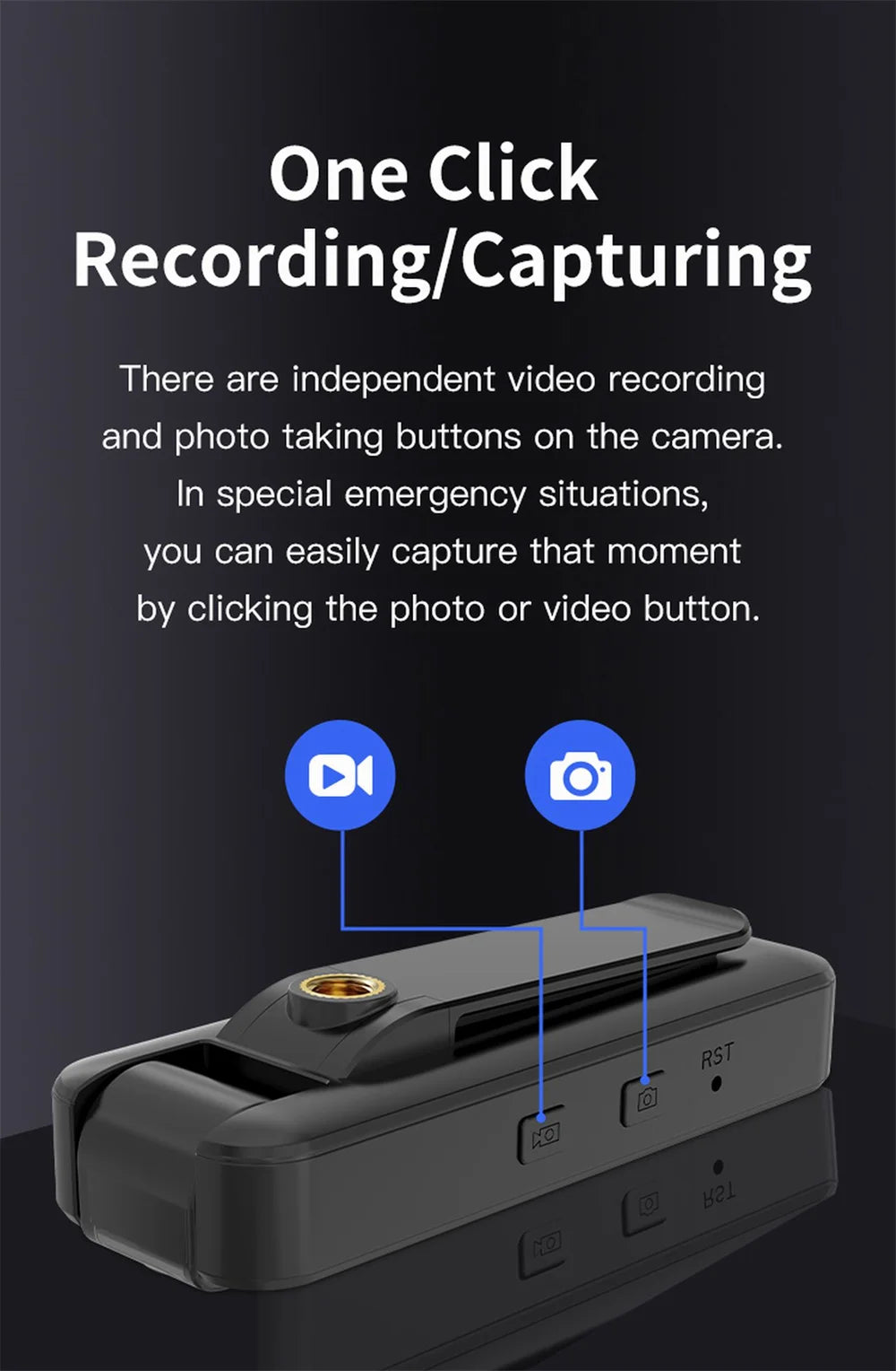Professional 4K Evidence Body Cam - Flip Lens Design, Night Vision, 4G Lte + Wifi, Secure Data Storage for Law Enforcement