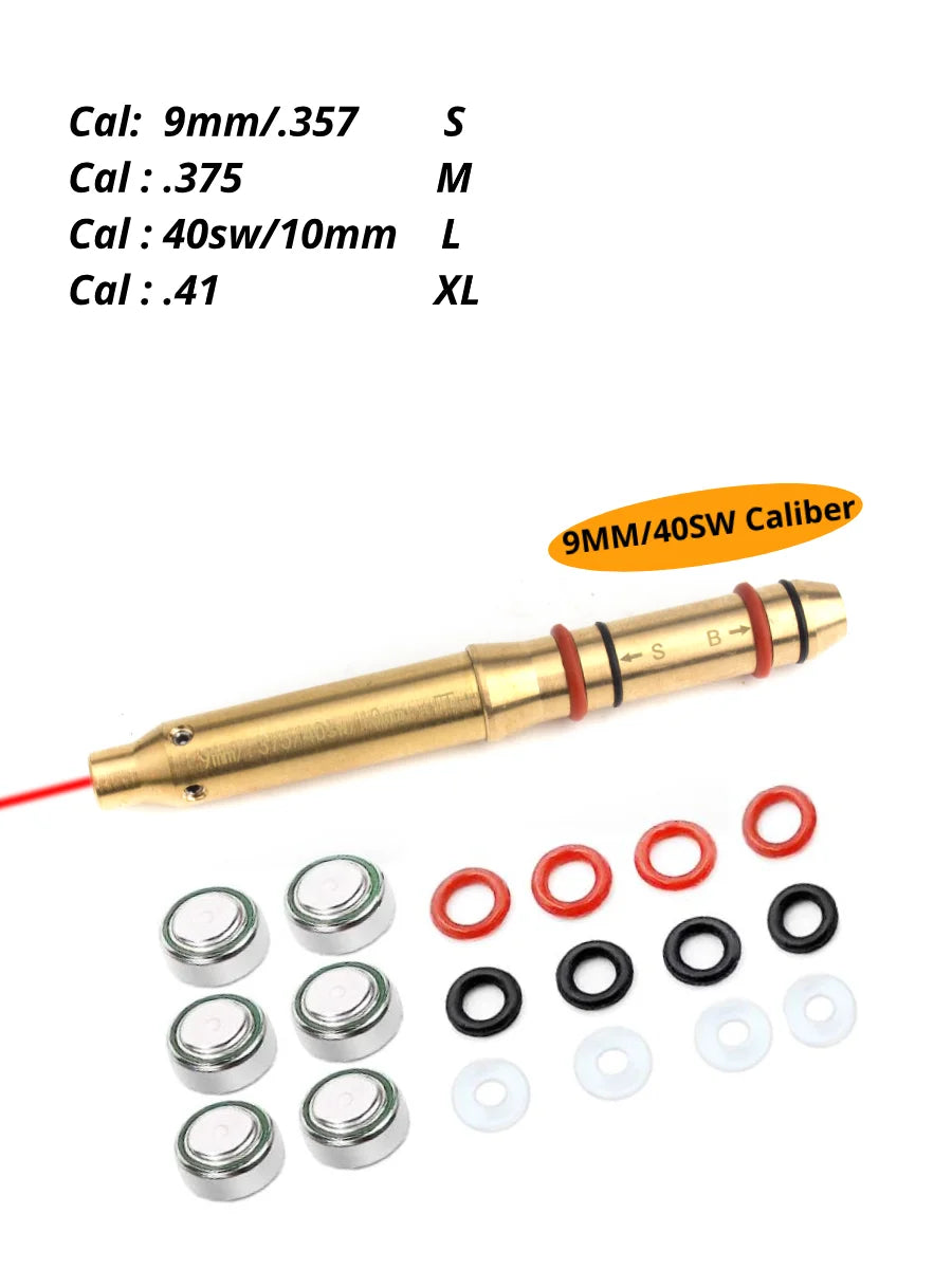 .22lr Boresighter .22LR Lazer Collimator Cal 9mm 177 17 308  Rifle 45ACP Laser Bore Sight Laser Boresight