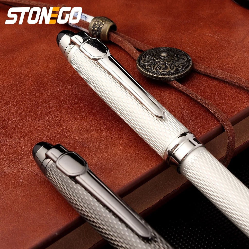 Ballpoint Pens Housing Retractable Ball Point Pen Smooth Writing Roller Ball Pen Elegant Signature Pen Gift Pens for Men Women