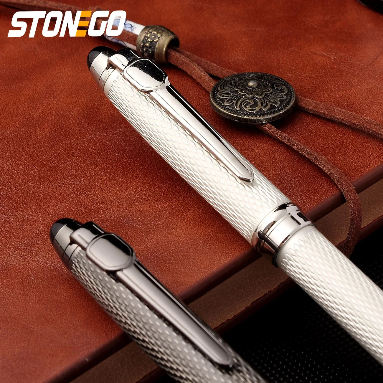 Ballpoint Pens Housing Retractable Ball Point Pen Smooth Writing Roller Ball Pen Elegant Signature Pen Gift Pens for Men Women