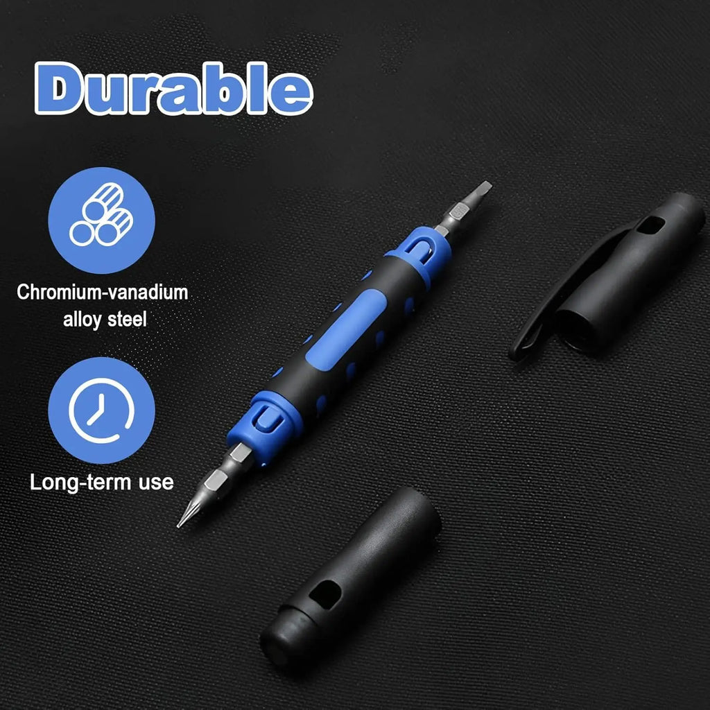 4 in 1 Screwdriver for phone repair Pen Shaped Pocket Screwdriver Portable Double Ended Screwdriver for Home Repair Tool