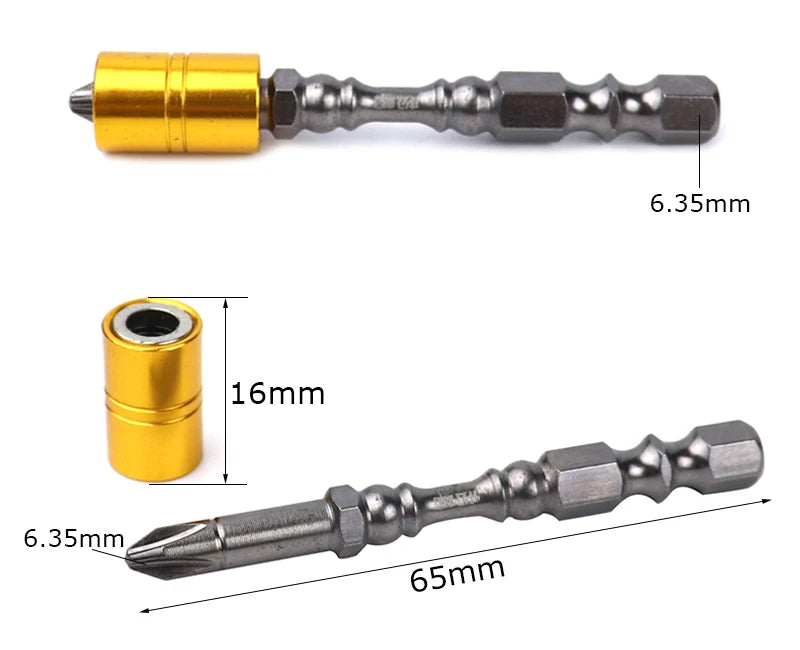 Strong Magnetic Screwdriver Bit Set 65mm Phillips Electronic Screwdriver Bits For Plasterboard Drywall Screw Driver