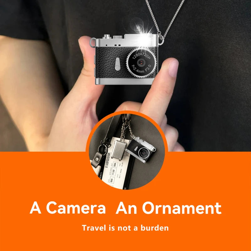 Mini 1080P HD Retro Digital Camera Pocket Cameras Photography Travel Selfie Entry-Level Small Mini Camera Compact Camcorder