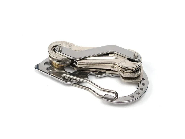 Multi Function EDC Carabiner Key Holder Portable Pocket Multi Tool Hook For Outdoor Daily Carry Emergency Repair Accessory Gift