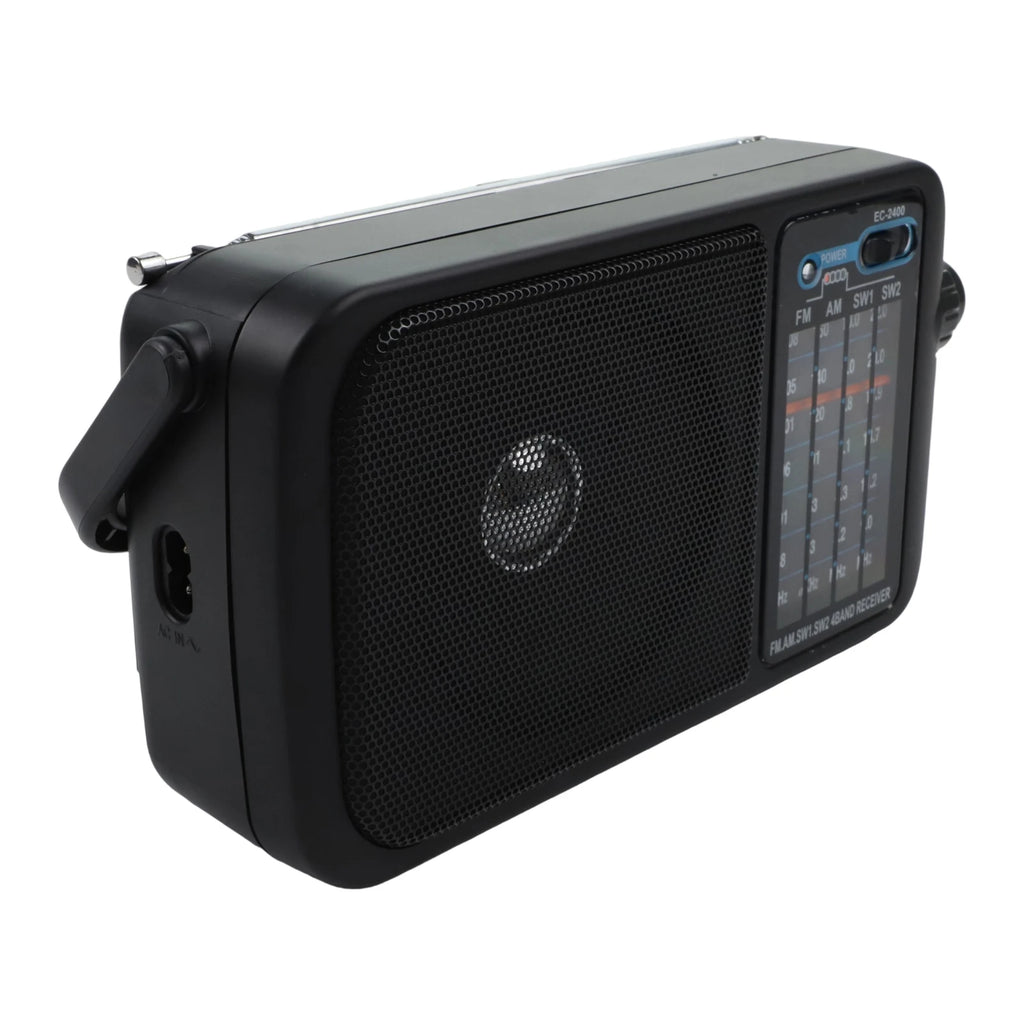 1pc Retro Multi-Band Radio Portable Elegant Full Band Handheld Weather Radio Built-in Speaker For-Emergency Radio Accessories