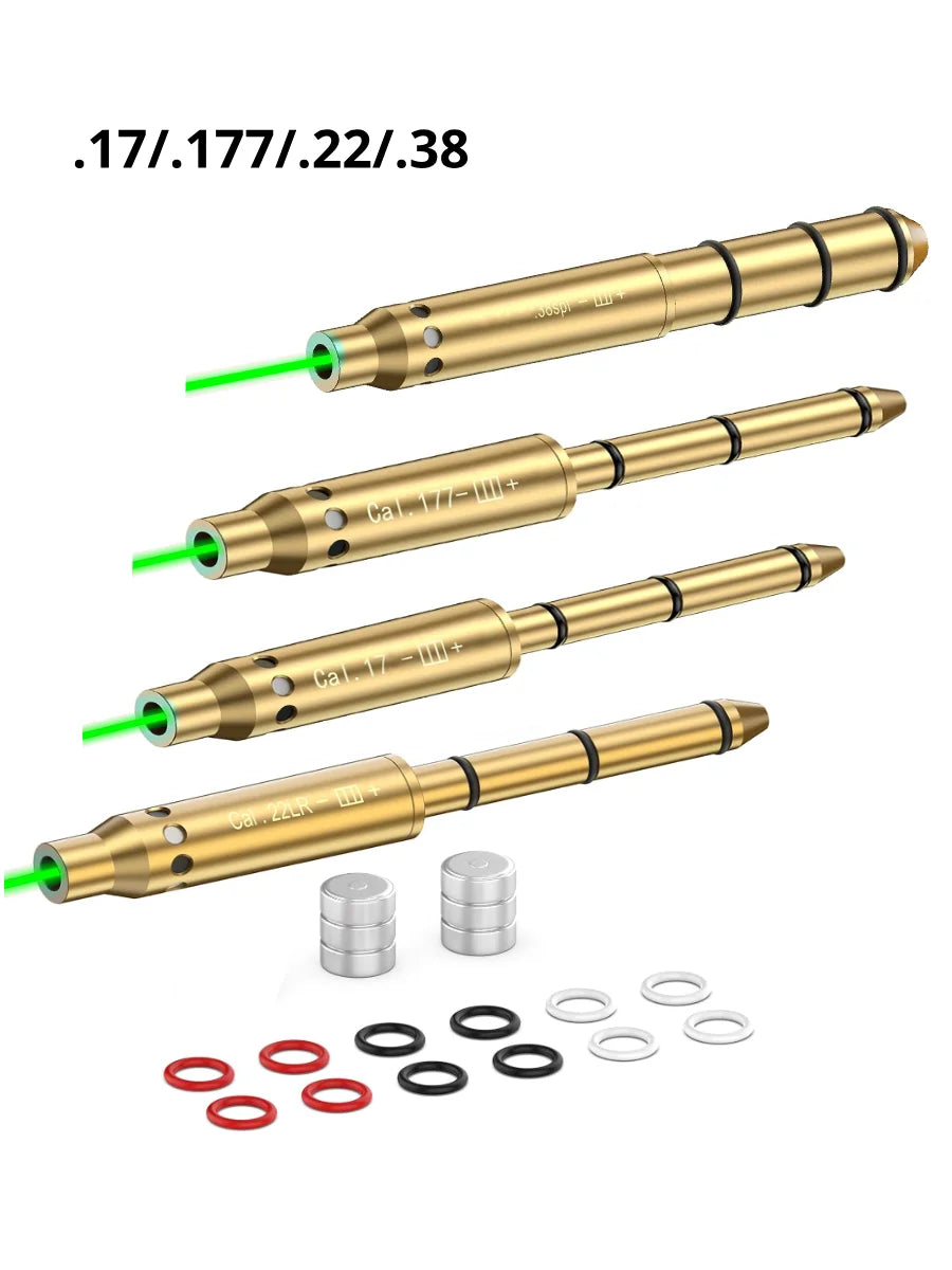 .22lr Boresighter .22LR Lazer Collimator Cal 9mm 177 17 308  Rifle 45ACP Laser Bore Sight Laser Boresight