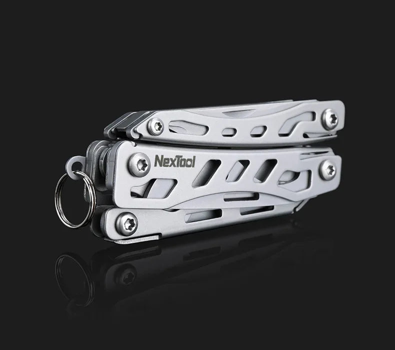 NexTool Mini Flagship Multitool 10 in 1 Mini EDC Keychain Multi Tool Folding Pliers Pocket Knife Scissors Outdoor Tools