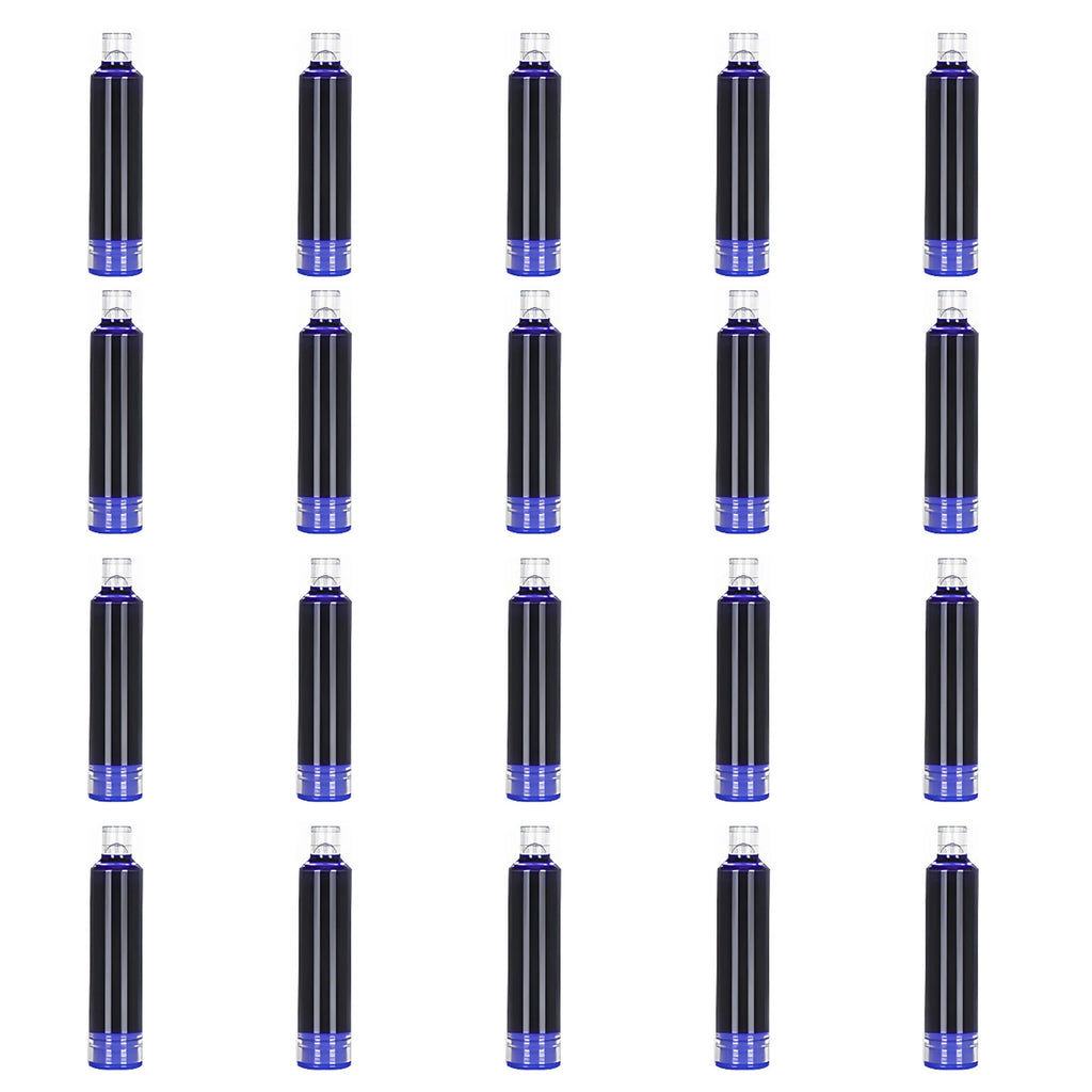 Erasable Space-Time Capsule Press Pen 20Pcs Retractable Fountain Pen Ink Cartridges Space Capsule Click Nonsplash Ink Pen Set
