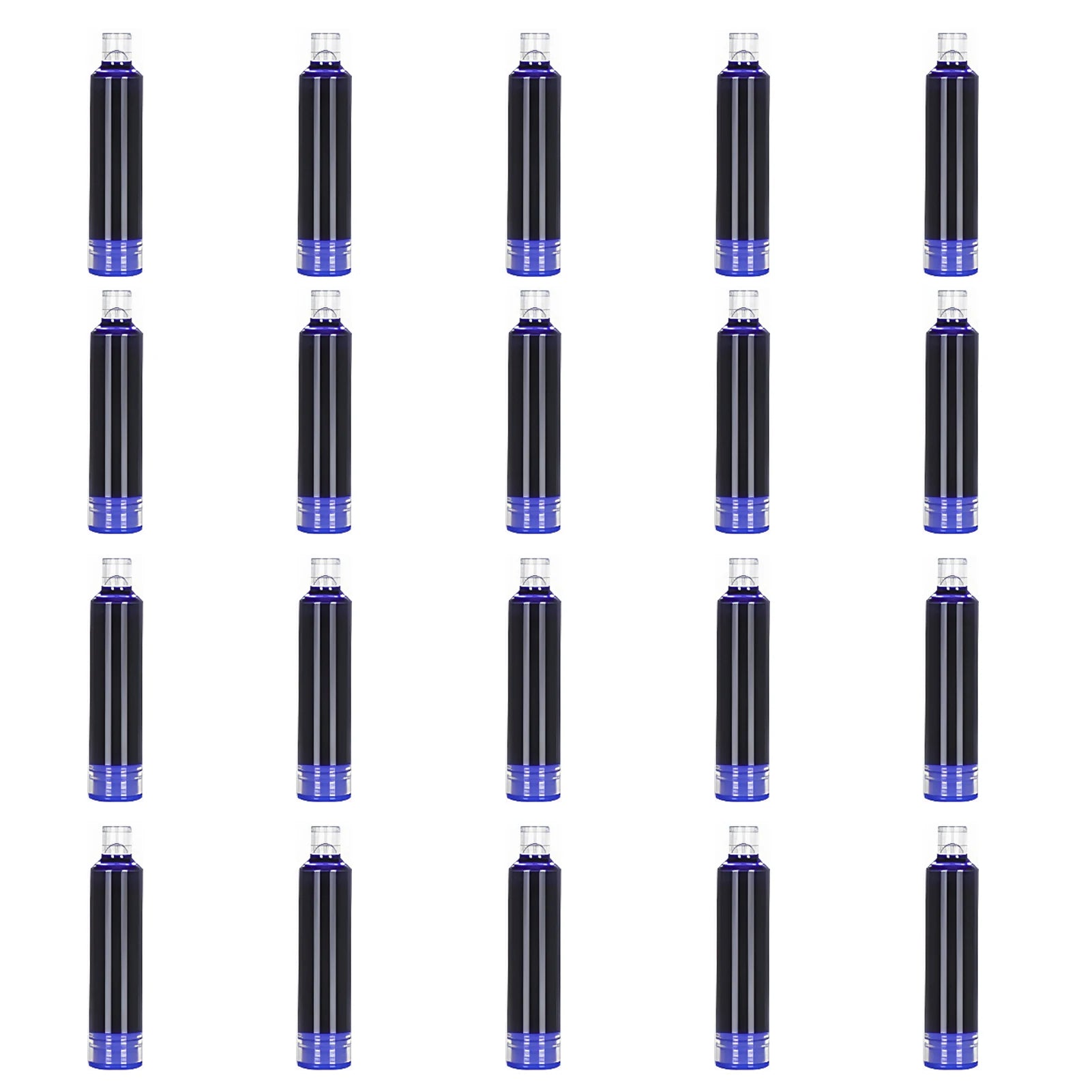 Erasable Space-Time Capsule Press Pen 20Pcs Retractable Fountain Pen Ink Cartridges Space Capsule Click Nonsplash Ink Pen Set