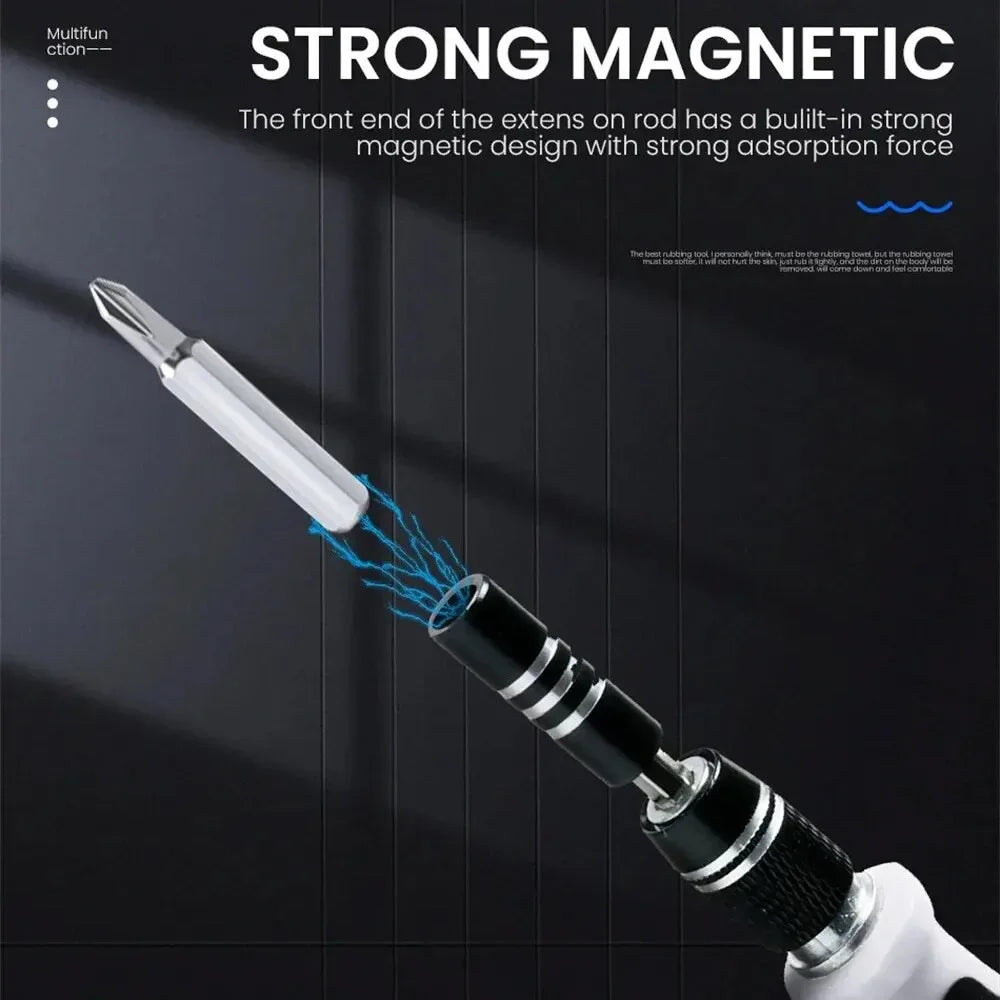 115-in-1 Precision Screwdriver Kit, Includes Magnetic Tips, Ideal for Electronics and Laptop Repairs, Professional Nut Driver