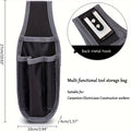 Small Portable Hip Tool Bags Waist Gadget Pouch Electrician Hardware Tools Multifunction Toolkit Waist Bag for Daily Carrying