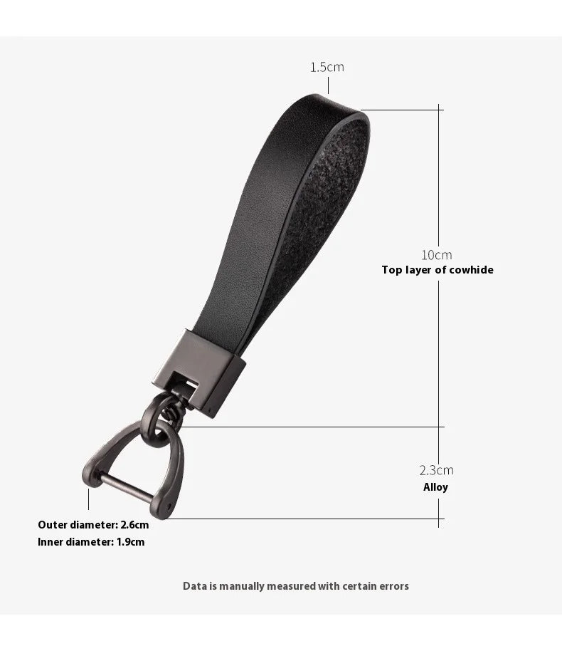 Key Chains for Men and Women Top Layer Cowhide Car Key Pendants, Genuine Leather Key Chains Gifts Business Gifts