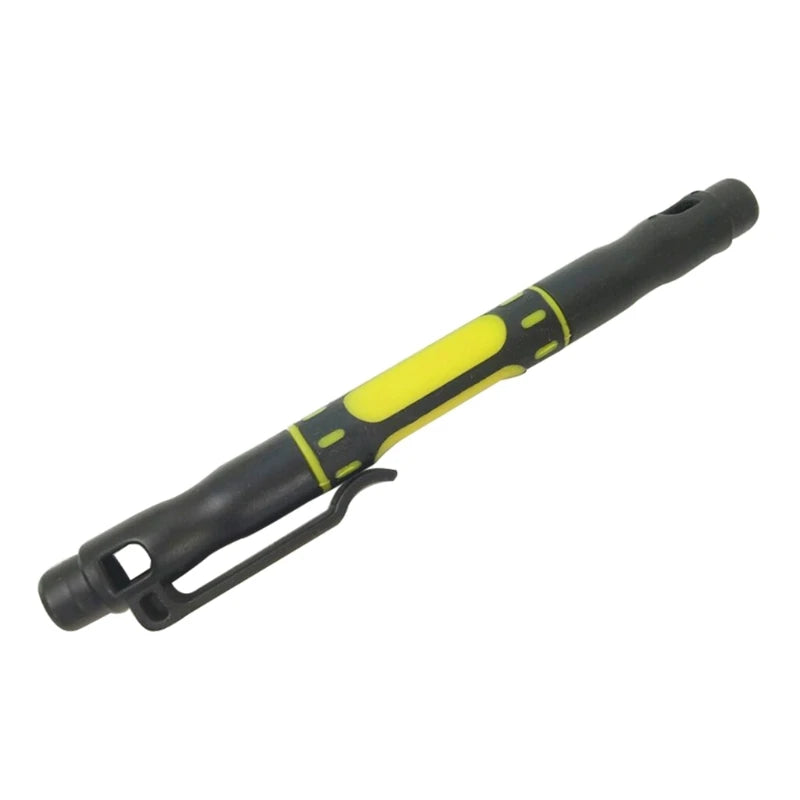 Pen Shape Pocket Mini Screwdriver with 4 Double End Bits Repair Tools Kit Flat Head Cross Head Screwdriver Tools