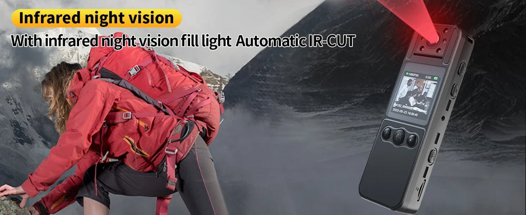 4K Mini Action Camera Outdoor Sport Portable Digital Video Recorder Worn Small Body Cam Night Vision DV Miniature Camcorder