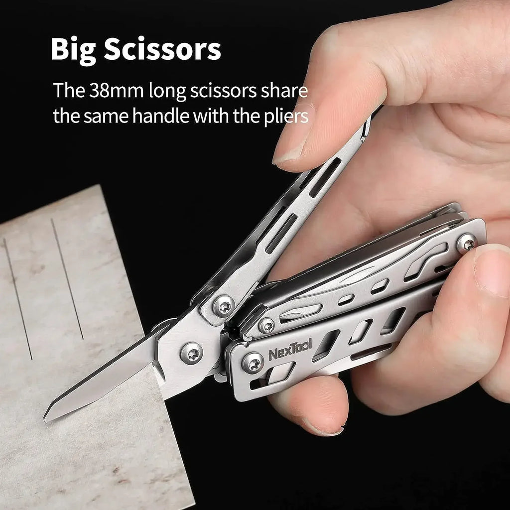 NexTool Mini Flagship Multitool 10 in 1 Mini EDC Keychain Multi Tool Folding Pliers Pocket Knife Scissors Outdoor Tools