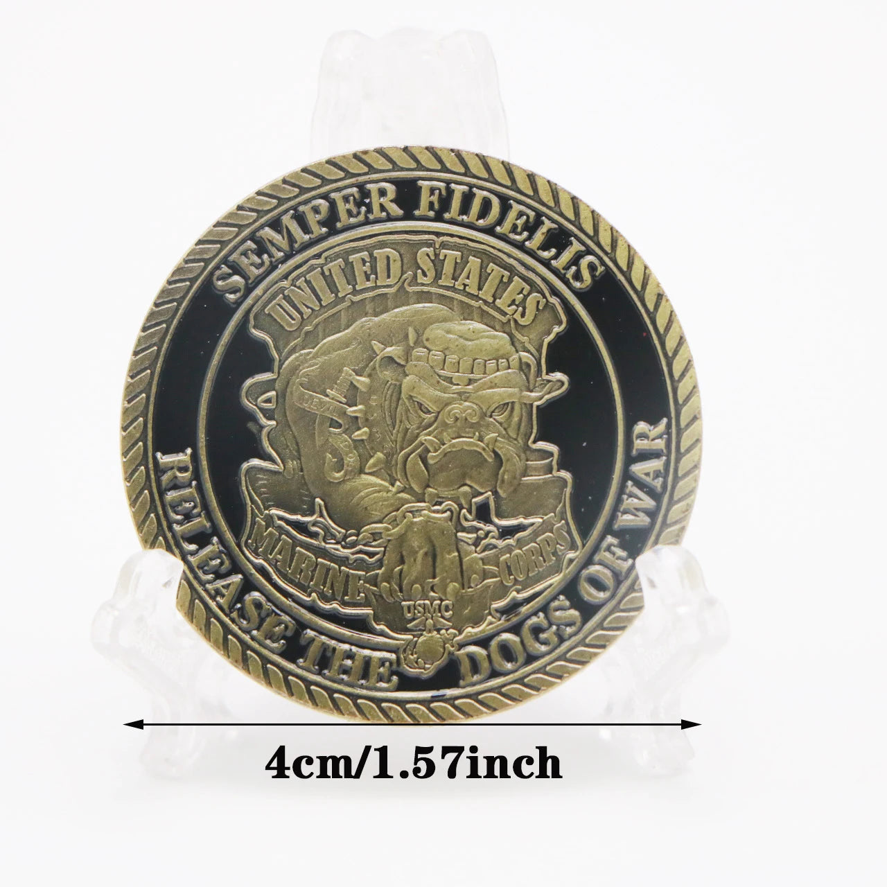 United States Marine Corps USMC Souvenir Semper Fidelis Military Coin Navy Coin Collection Copper Plated Commemorative Coin