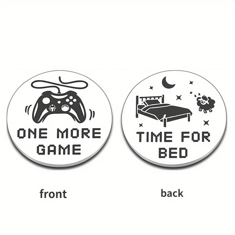 Fun coins to enjoy playing games and make decisions. Double sided engraved commemorative coins
