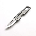 Titanium Alloy Pocket Knife Camping Survival Multitool Mini Folding Knife Outdoor EDC  Tools Bucket Keychain Unboxing Cutter
