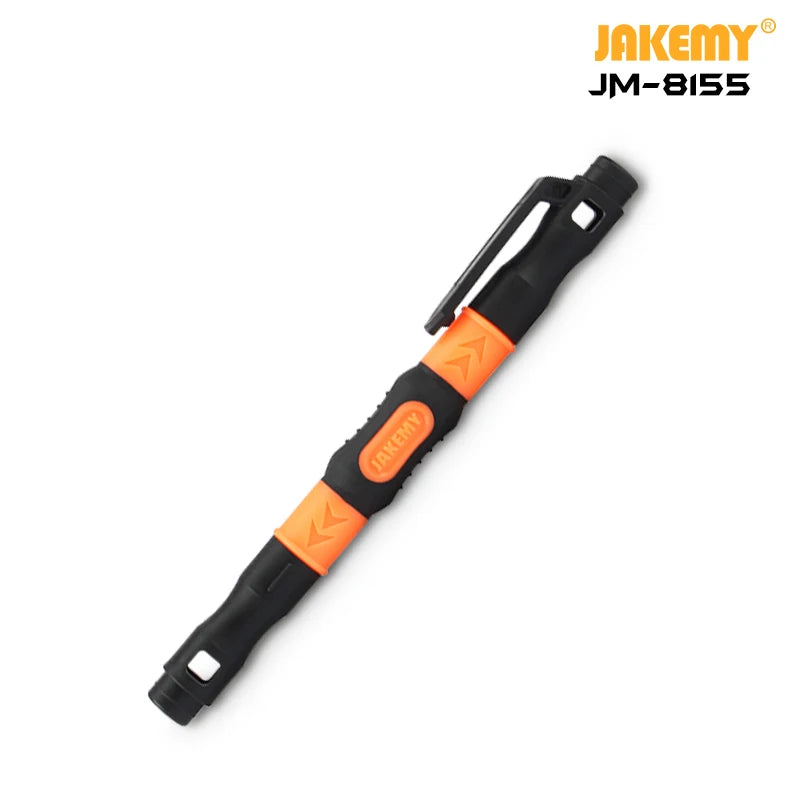 JAKEMY JM-8155 Precision Screwdriver Set Magnetic Slotted Phillips Bits Pen Screwdriver for Household Electronic PC Repair Tools