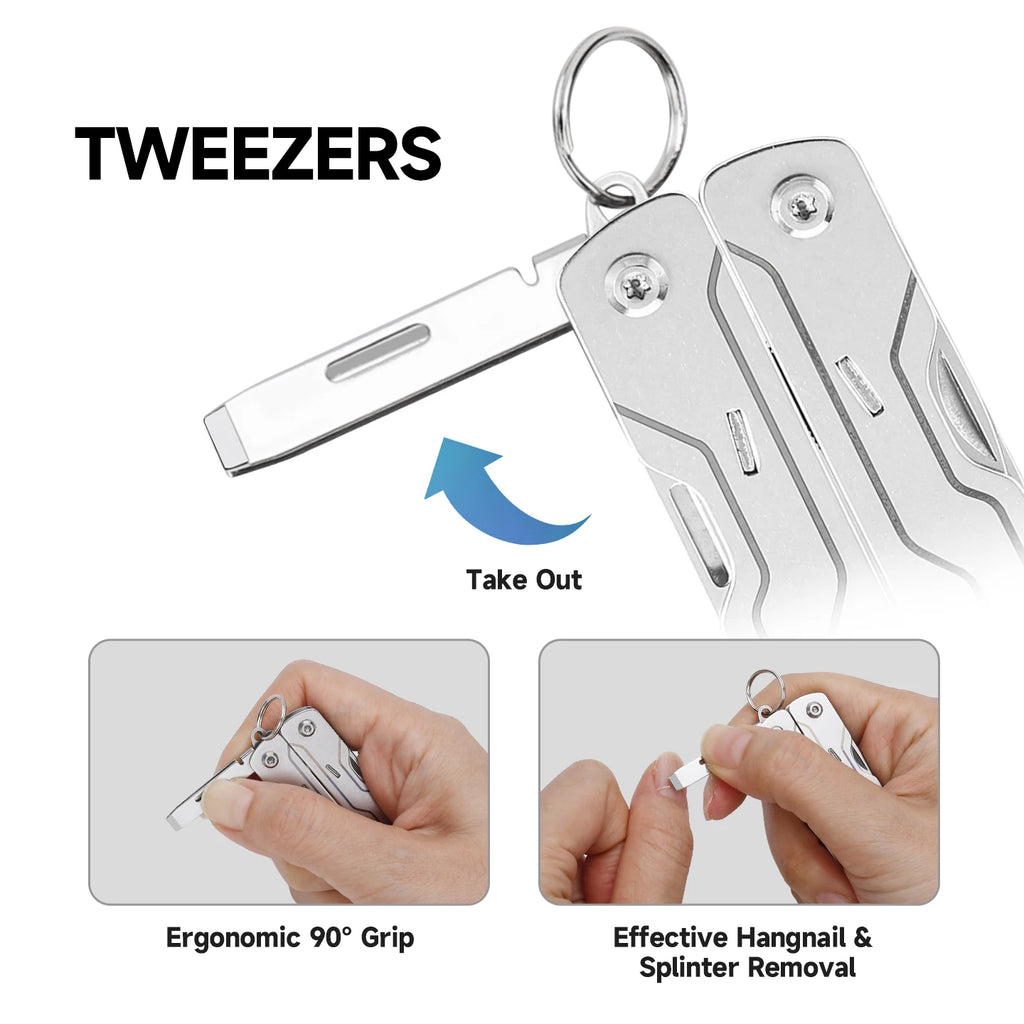 NexTool 8 In 1 Mini Sailor Scissors S0 Micro Multitools Screwdriver Scissors EDC Tools Portable Mini Pocket Folding Hand Tools