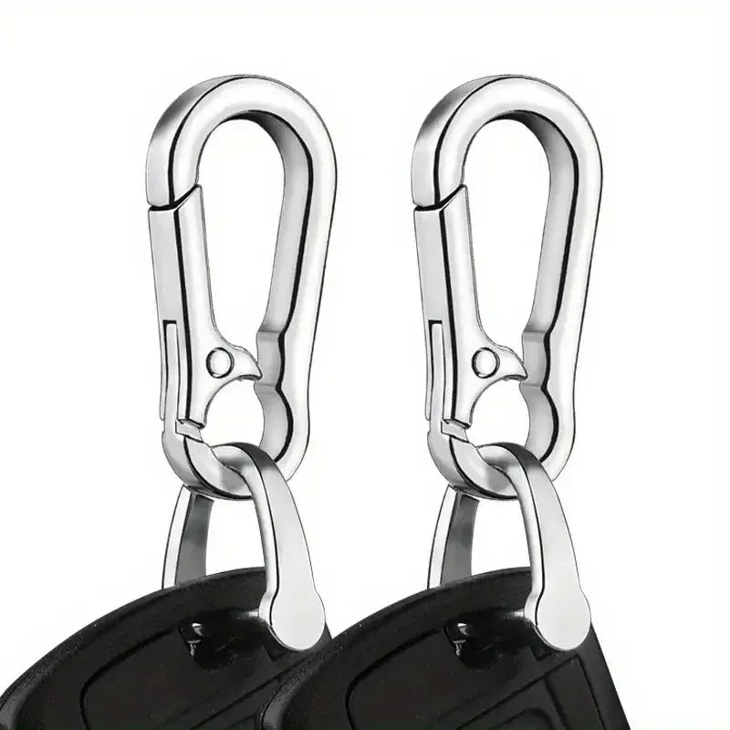 Stainless Steel Gourd Buckle Keychains 1/20PCS Climbing Hook Strong Carabiner Shape Keychain Accessories Metal Key Chain Tools