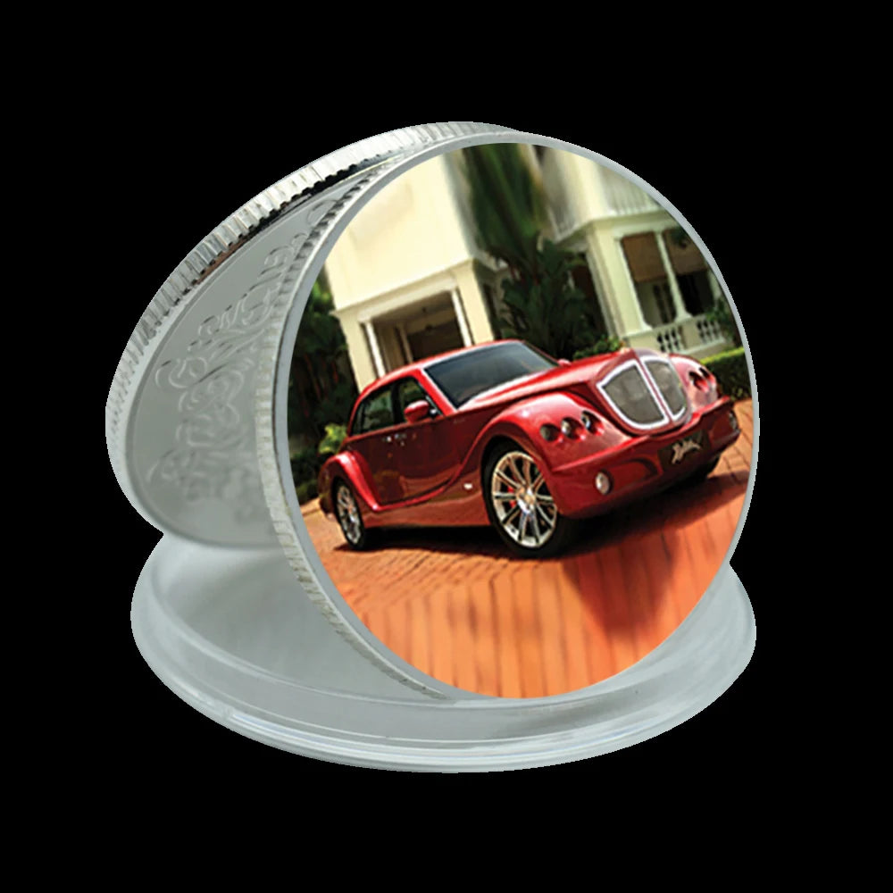 Classic Cars Gold/silver Challenge Coins Vintage Luxury Car Challenge Medals Rider's Best Collection Men's Holiday Gifts