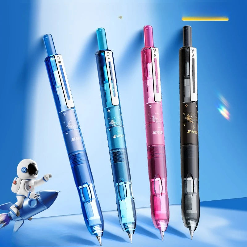 Hero P320 Press Pen Time Space Cabin Beginner Student Male and Female High Beauty Practice Special Pen Can Replace Ink Bag