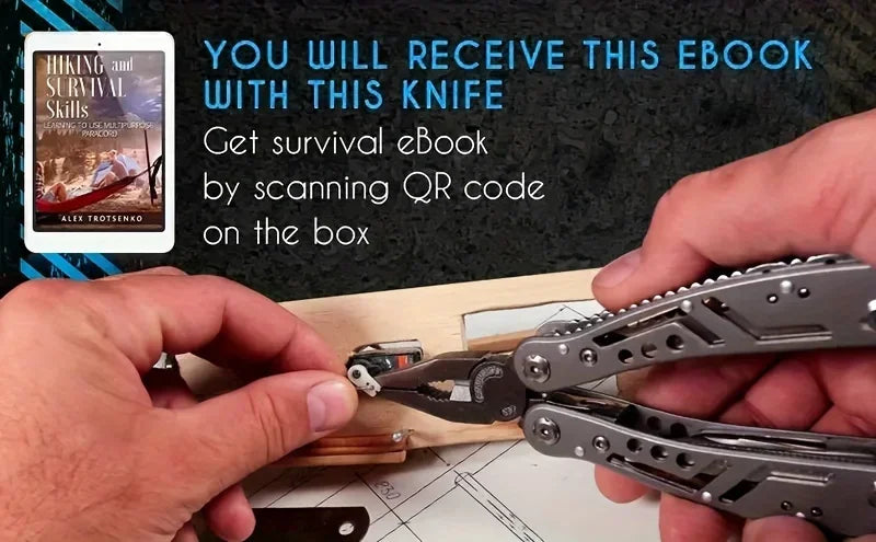 Multitool 24in1 With Mini Tools Knife Pliers And 11 Bits  Multi Tool All In One Multi Function Gear Camping Backpacking Survival