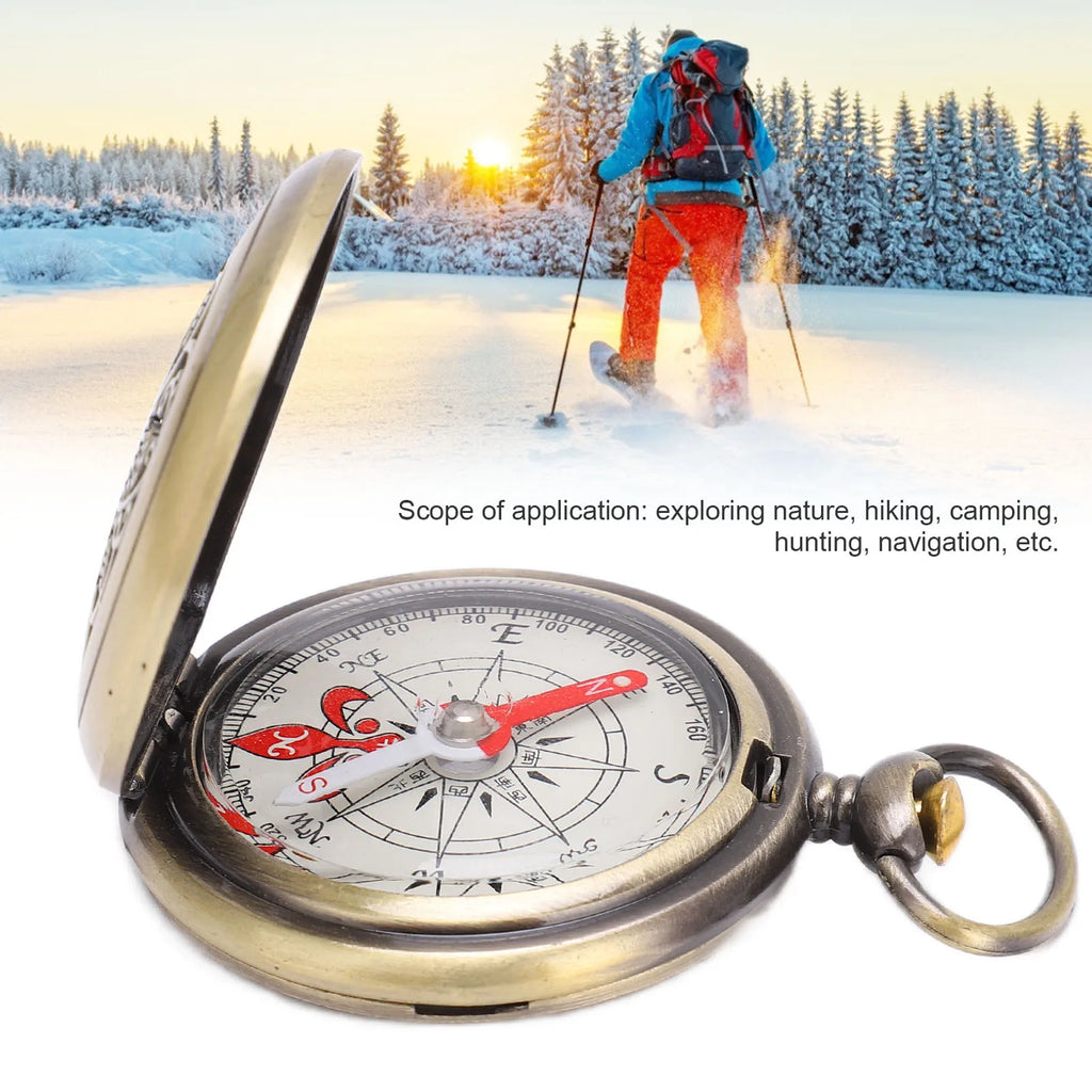 Compass  Survival  Hiking Durable Shockproof Waterproof Brass Camping Tools for Navigation Outdoor