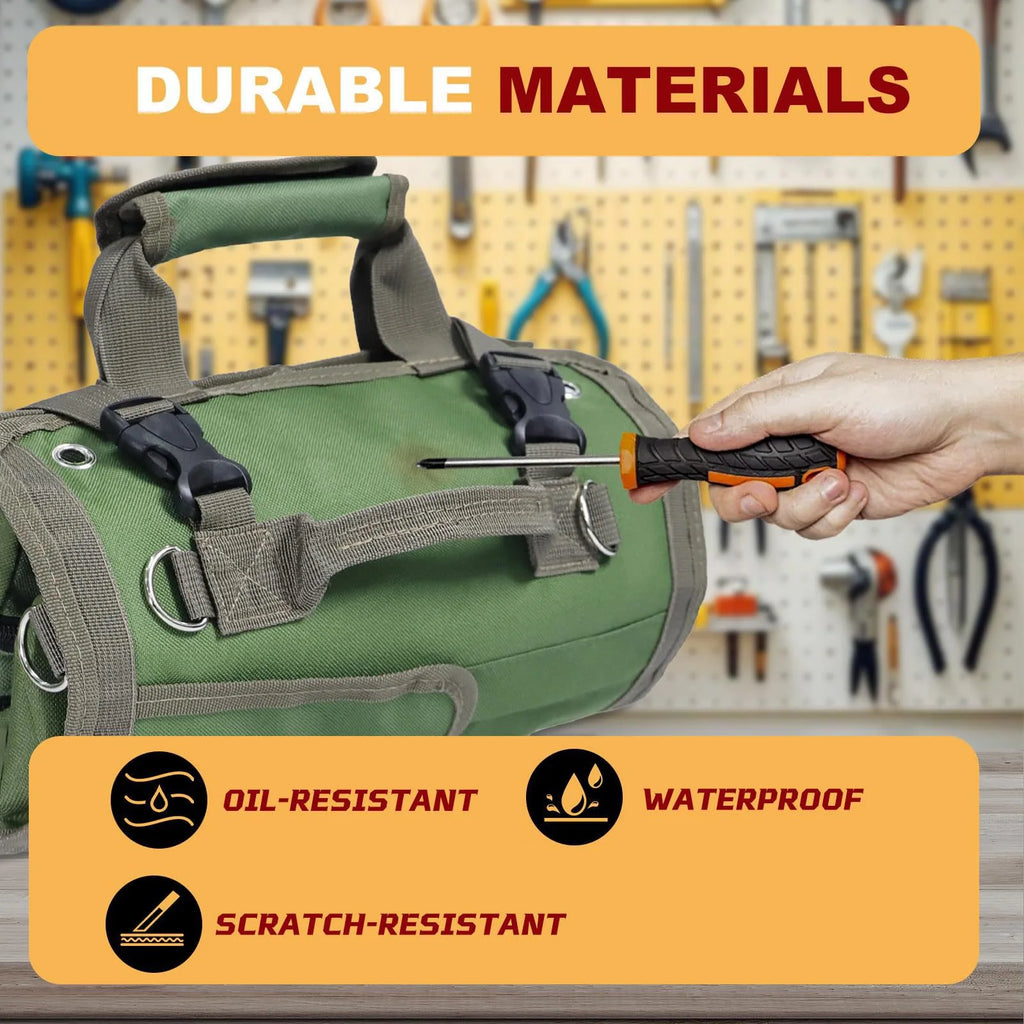 Multi-Purpose Tool Bag High Quality Professional Multi Pocket Hardware Tools Pouch Roll UP Portable Small Tools Organizer Bag