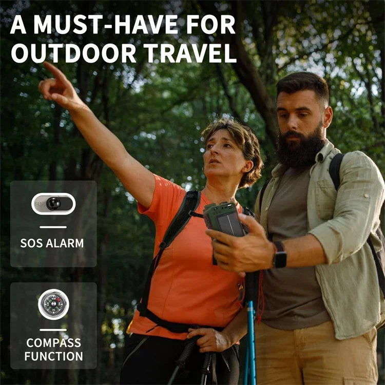 R11 Noaa Weather Radio Wireless Bluetooth Speakers Solar 4000mAh Self Powered Hand Crank Survival Wind Up AM/FM/SW/WB Band Radio