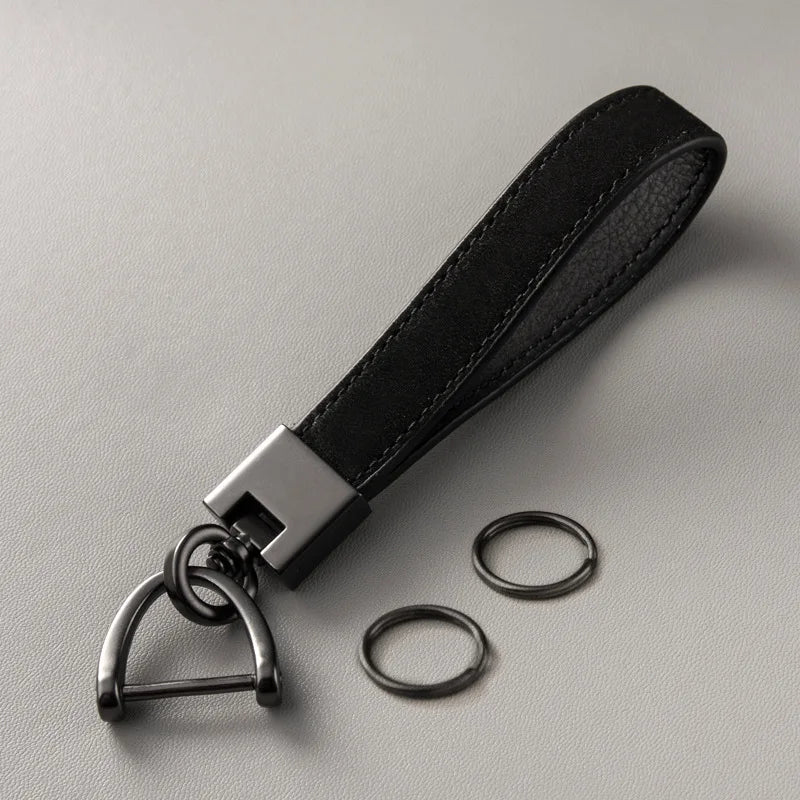 Key Chains for Men and Women Top Layer Cowhide Car Key Pendants, Genuine Leather Key Chains Gifts Business Gifts
