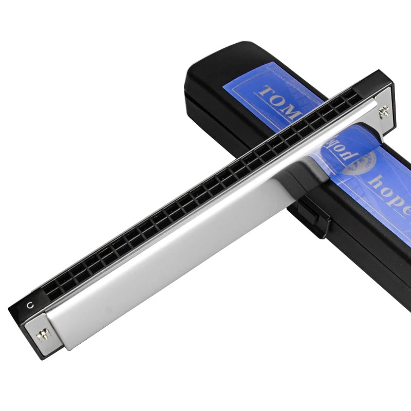 Tombo Tremolo Harmonica 6624 Harp Hope 24 Holes Mouth Organ Professional Armonica Harmonic Natural Minor Musical Instrumentos