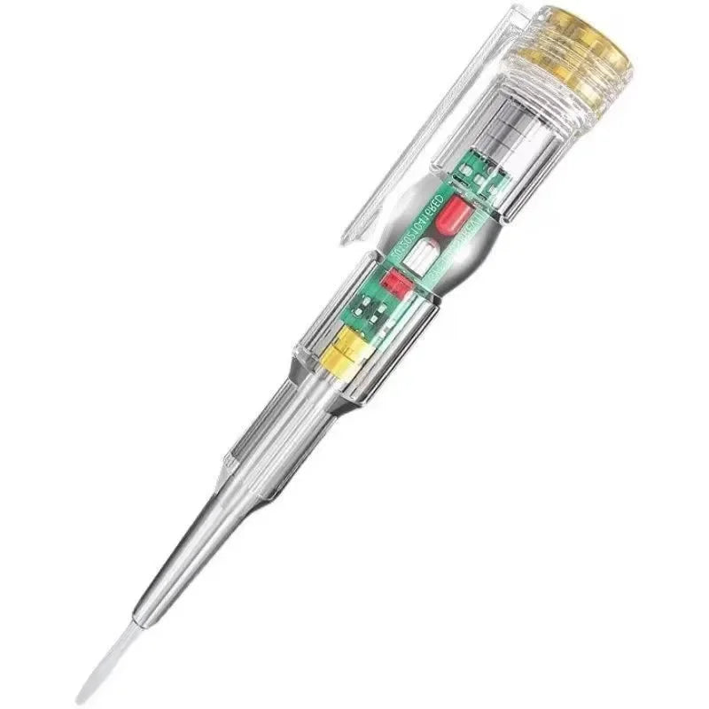 Voltage Tester Pen Screwdriver Probe light Voltage Tester Detector Electrical Screwdriver Indicator Circuit Tester for Household