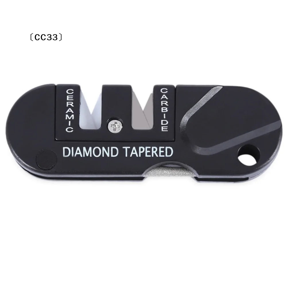 Sharpener Tool Camp Gear Make Sharp Ceramic Sharpen Fish Hook Pocket Carbide Knife Whetstone  Portable Tools〔CC33〕