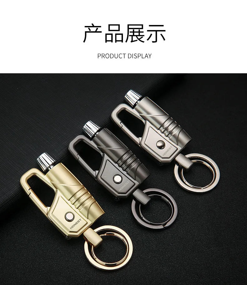 10000Match Keychain Kero sene Torch Lighter Cigarette Lighters Multi Functional Creative Windproof Smoking Accessories Men Gifts