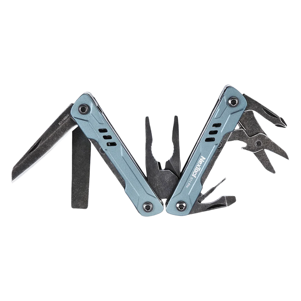 NexTool Mini Sailor Pliers S11 Pro 12-In-1 Multi Tool Pocket Knife Folding Tools Wire Cutters EDC Card Pin Screwdriver Scissors