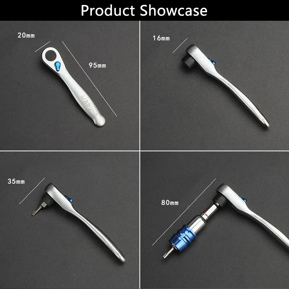 Mini Ratchet Wrench Screwdriver Bit Set Multifunctional Special Shaped Slotted Phillips Screwdriver Hand Tools