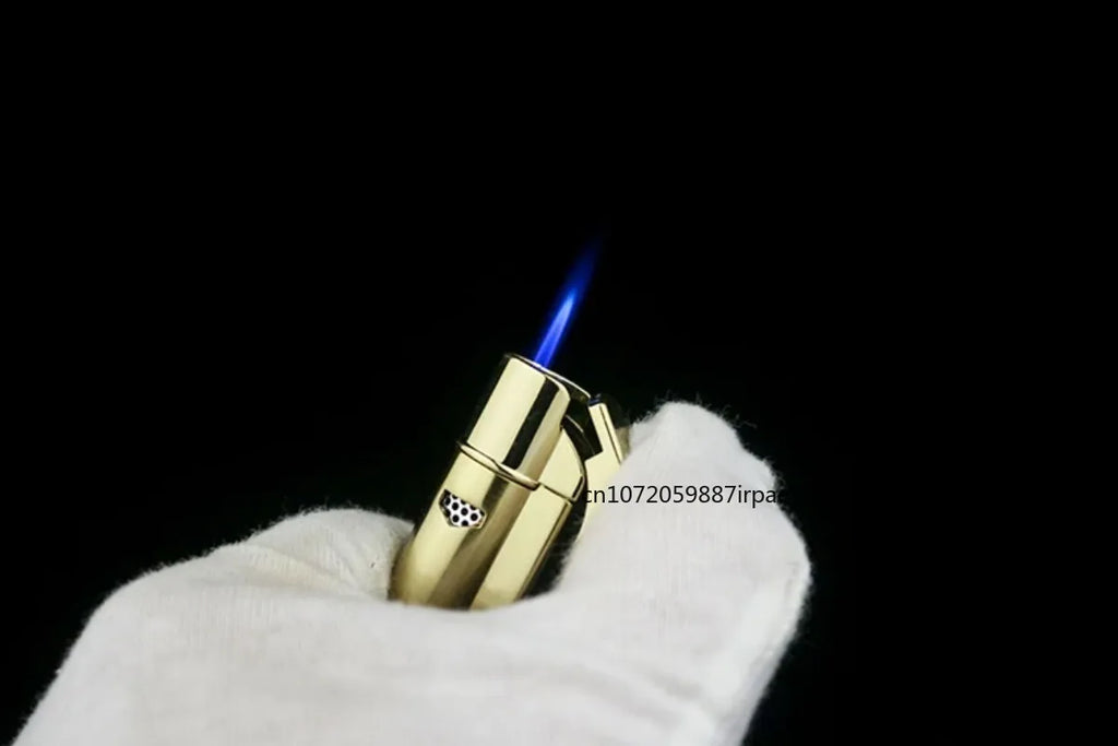 Metal Jet Welding Torch Lighters Butane Gas Turbo Windproof Lighters Cigar Cigarette Lighters Men's Gifts Outdoor Ignition Tools