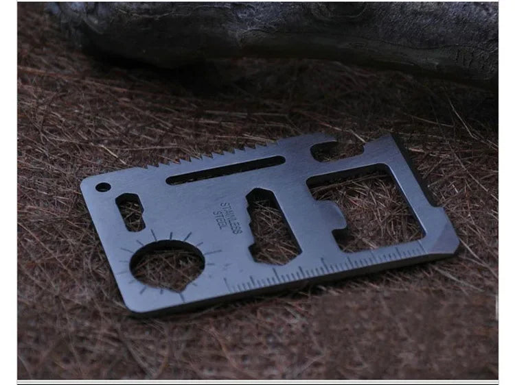 Wallet Card Knife EDC Outdoor Pocket Tools High Quality Camping Multi-functional Combination Tool Stainless Steel Accessories