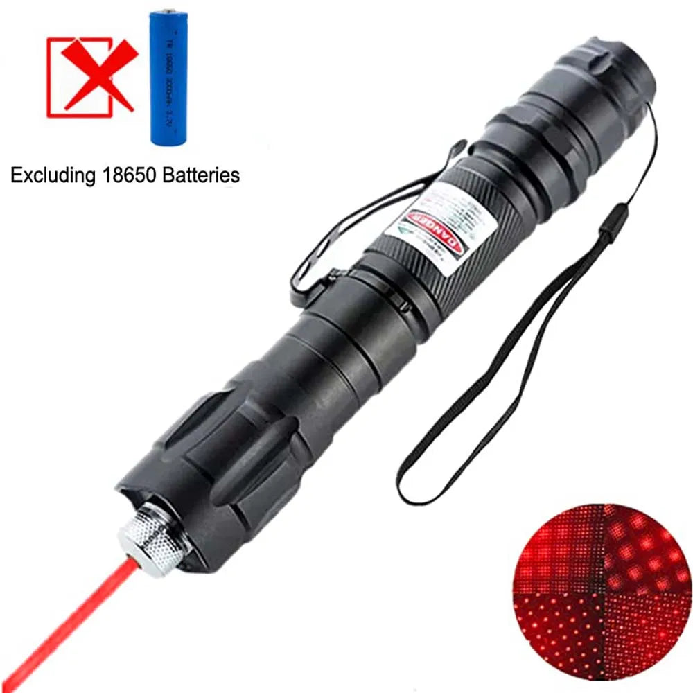 Green Red Laser Pointer Teaching Tool Pet Automatic Cat Toys Adjustable Laser Focus Lazer Pen Combination