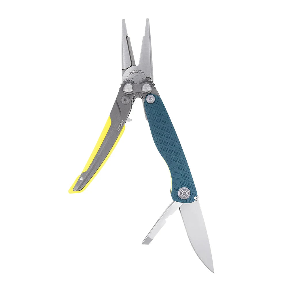SOG 5 Tools Mini Compact Multi-tool Folding Fishing Pliers Lightweight Small EDC Hand Tool Pocket Knife Outdoor Camping Supplies