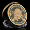 1775 Heads We Win Tails You Lose Skull Plated Commemorative Challenge Coins Artwork