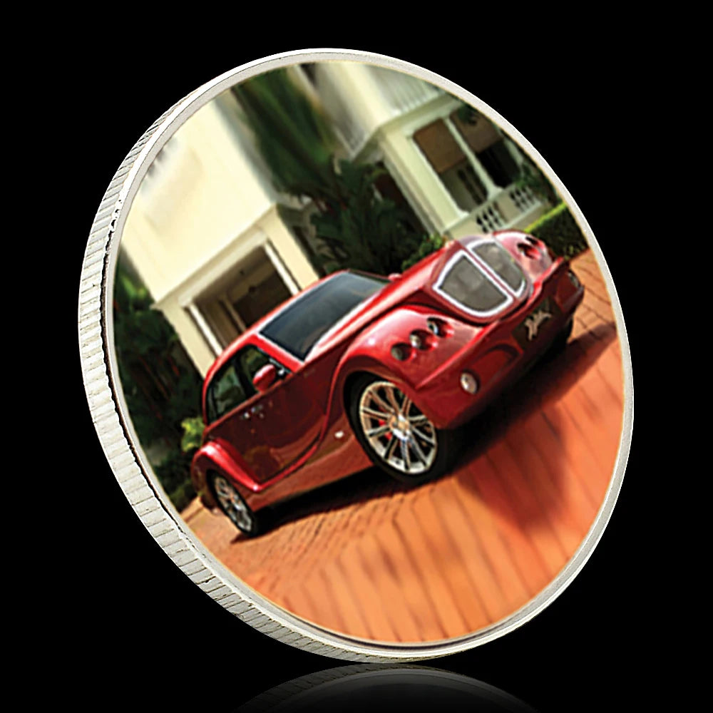 Classic Cars Gold/silver Challenge Coins Vintage Luxury Car Challenge Medals Rider's Best Collection Men's Holiday Gifts